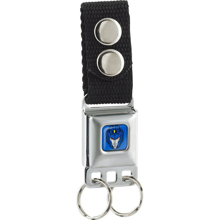 KEYCHAIN - TRANSFORMERS STARSCREAM FACE FULL COLOR BLUE