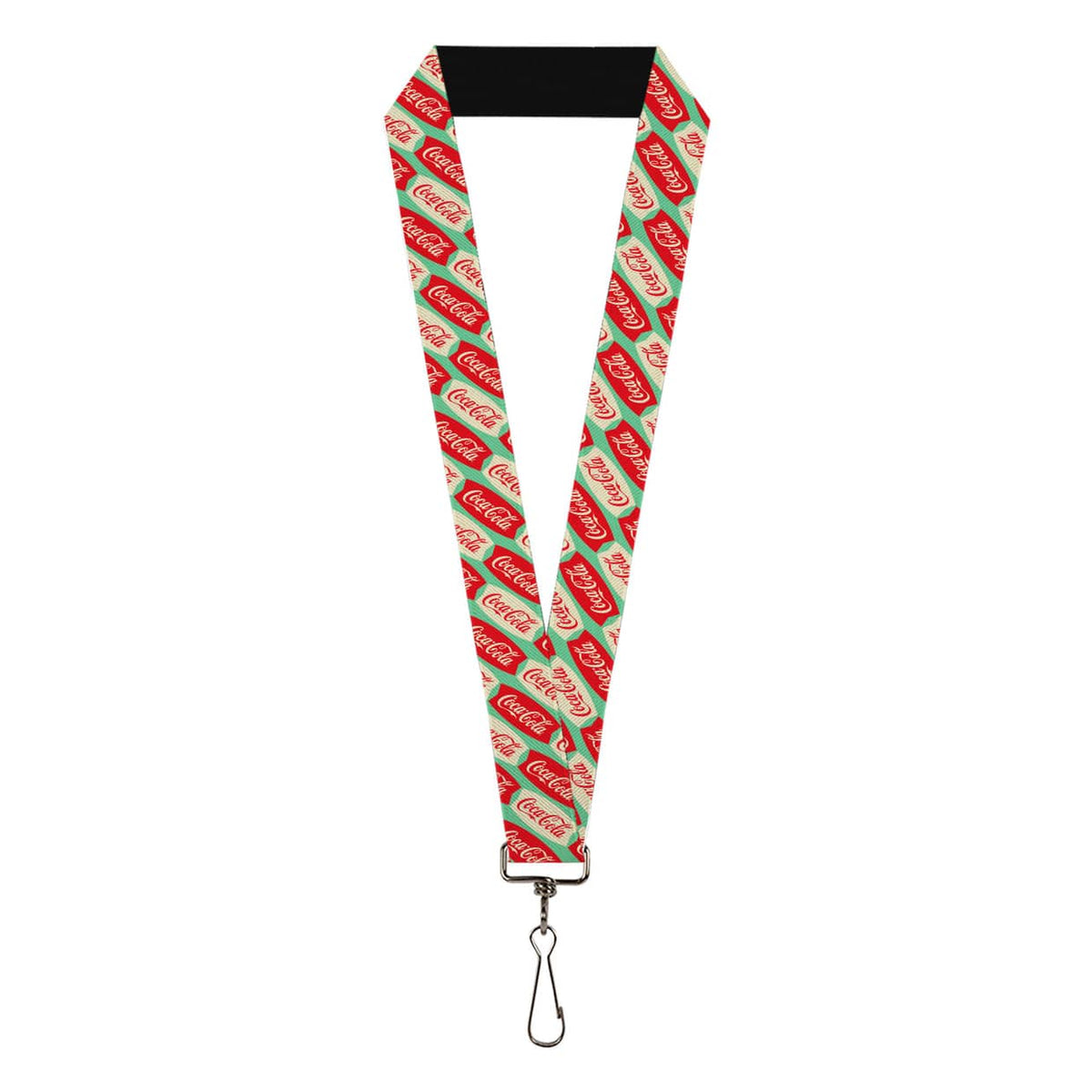 LANYARD - 1.0" - COCA-COLA SCRIPT MARQUEE LOGO GREEN/RED/WHITE