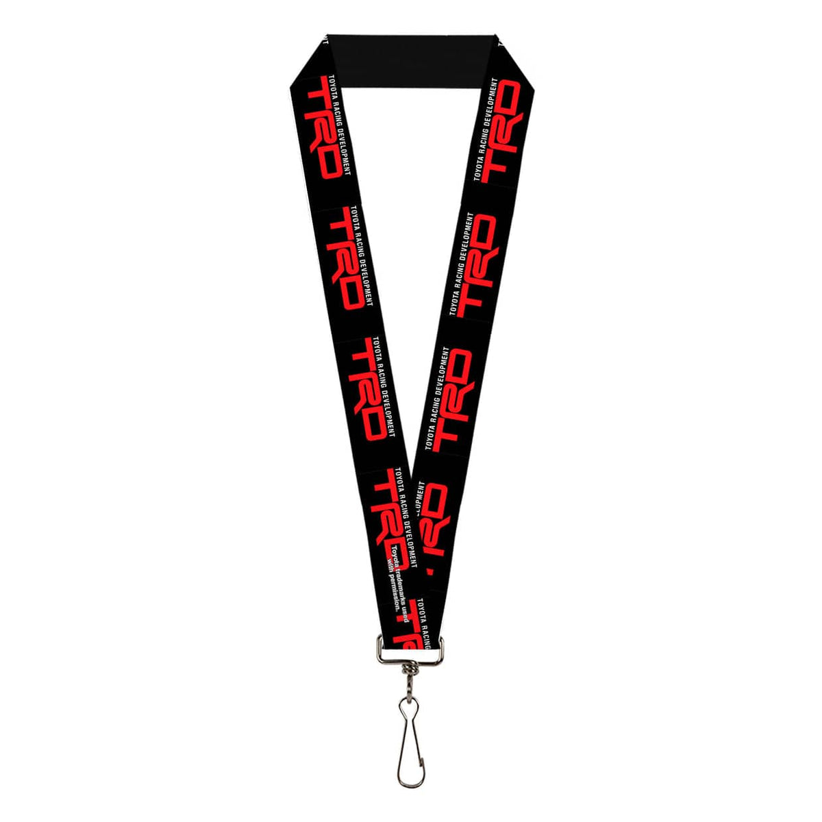 LANYARD - 1.0" - TOYOTA RACING DEVELOPMENT TRD LOGO BLACK/WHITE/RED