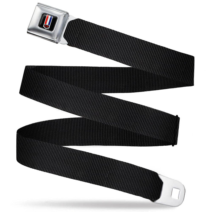 CAMARO BADGE FULL COLOR - SEATBELT BELT - BLACK WEBBING