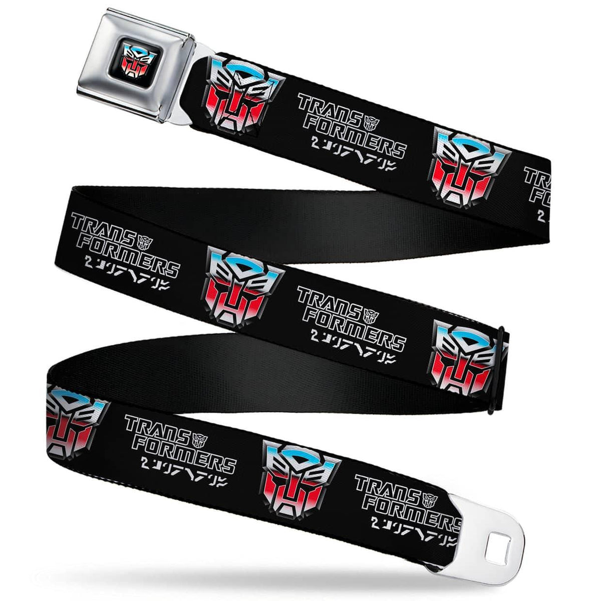 TRANSFORMERS AUTOBOTS CYBERTRONIAN ICON BLACK/BLUES/RED/WHITE WEBBING