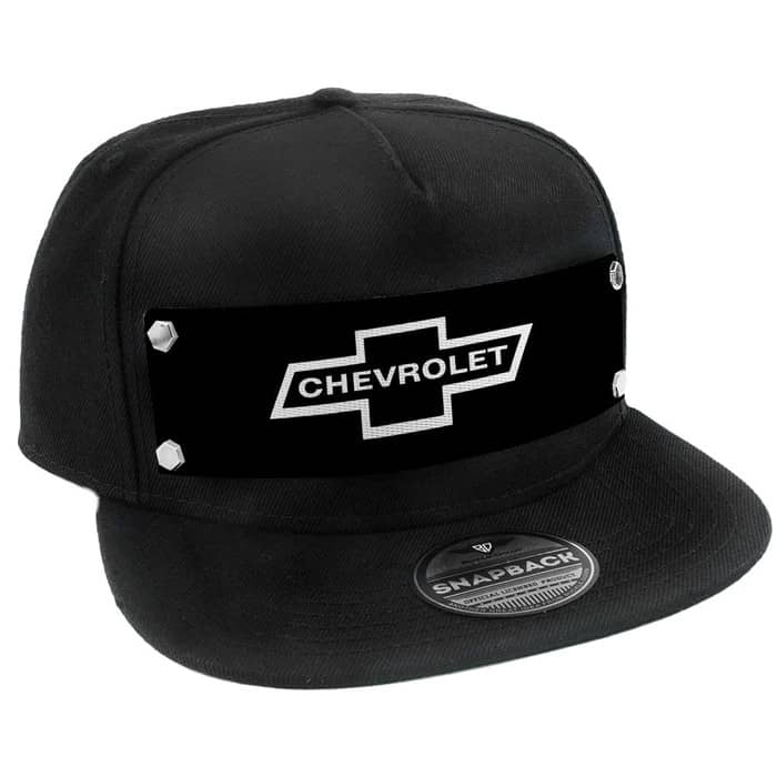 1965 CHEV BOWTIE SNAP BACK HAT - BLACK