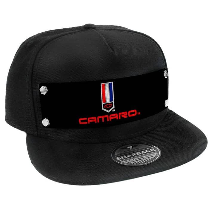 CAMARO SNAP BACK HAT - BLACK