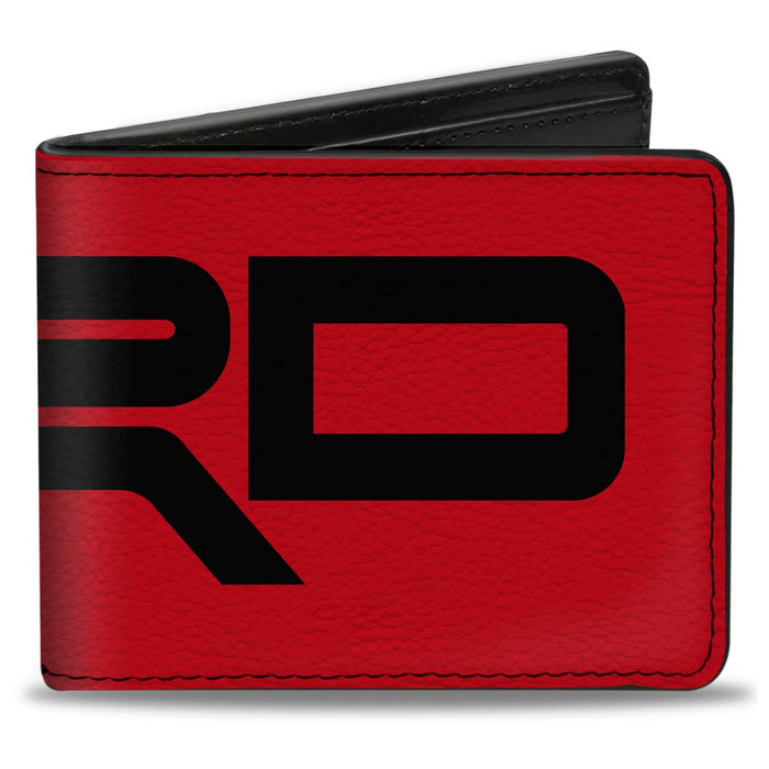 BI-FOLD WALLET - TOYOTA RACING DEVELOPMENT TRD LOGO STRETCH RED/BLACK