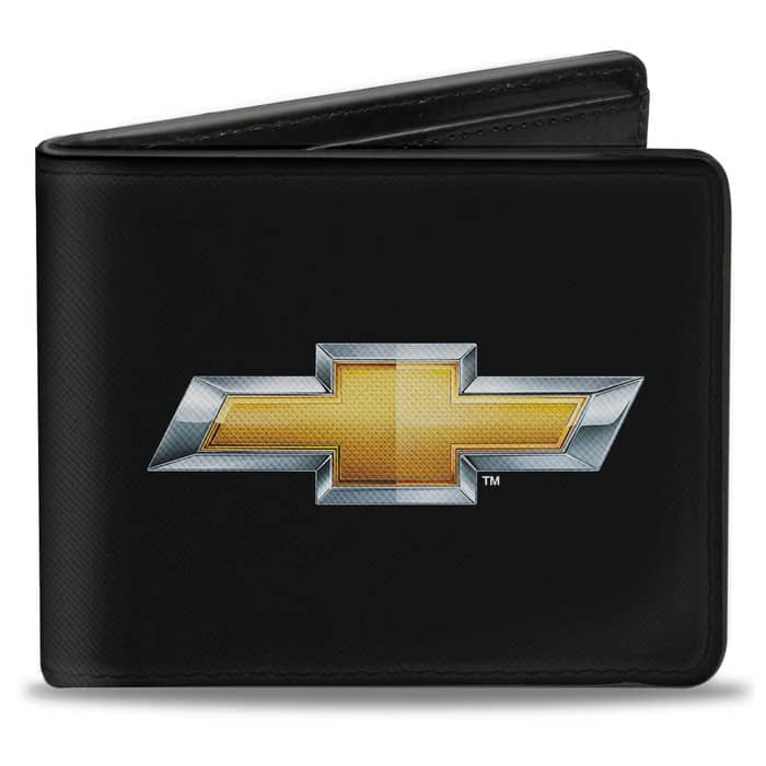 BI-FOLD WALLET - CHEV BOWTIE CENTERED