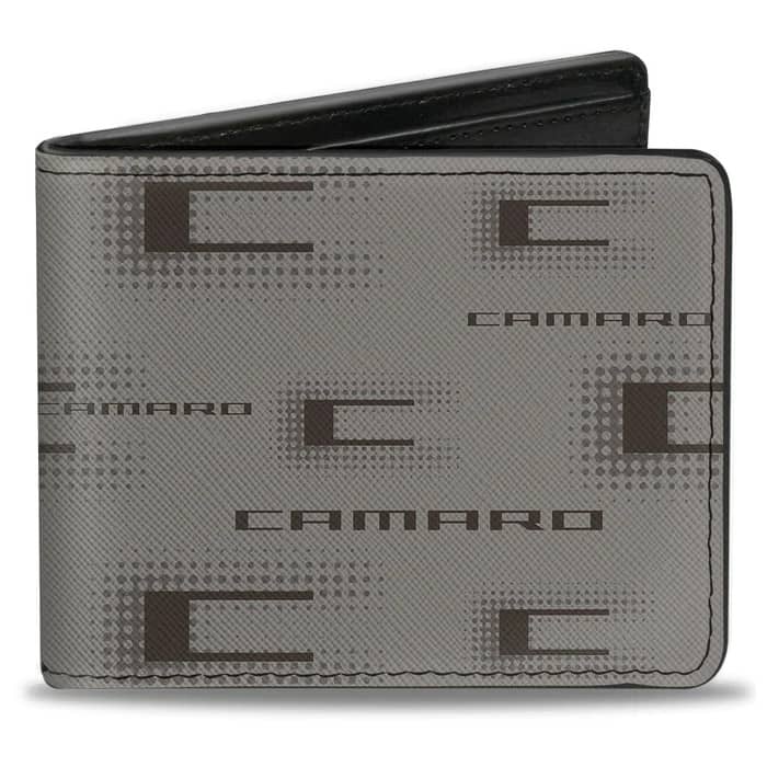 BI-FOLD WALLET - CAMARO WITH MULTI C GRAY BLACK