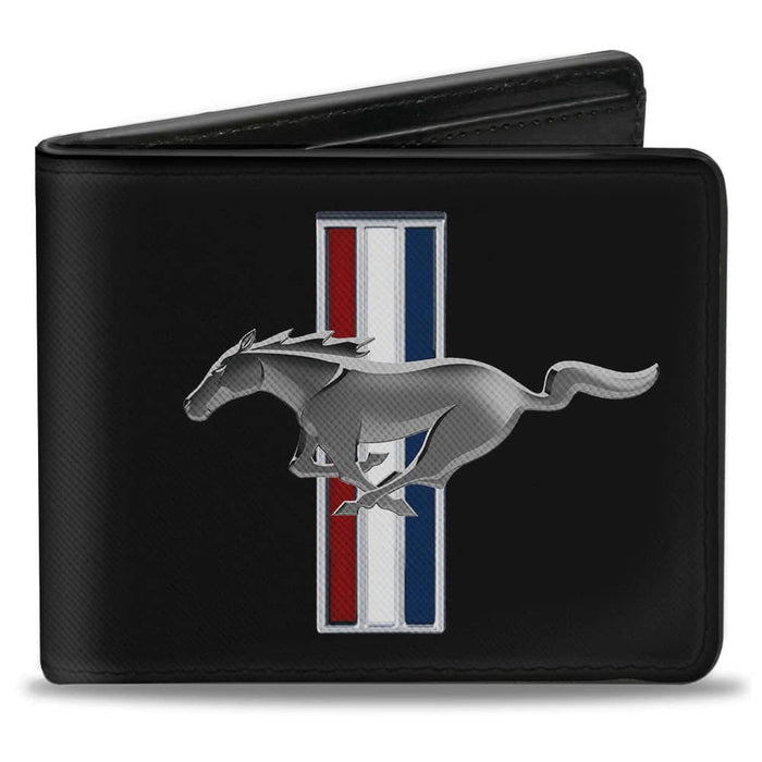 BI-FOLD WALLET - FORD MUSTANG WITH BARS CENTERED