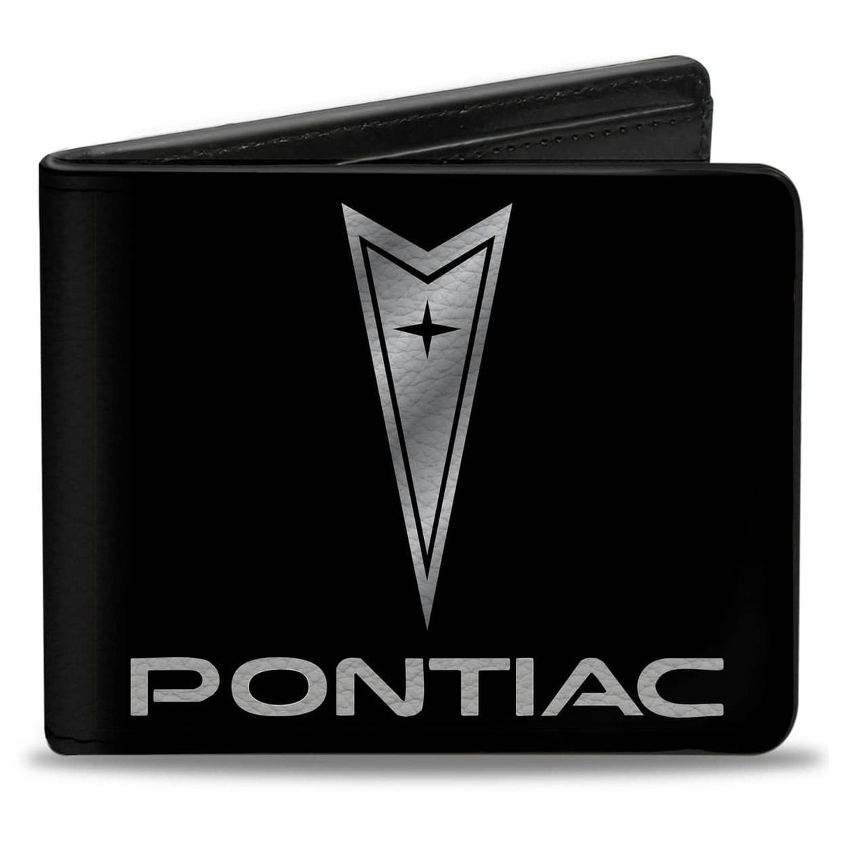 BI-FOLD WALLET - PONTIAC BLACK SILVER LOGO CENTERED