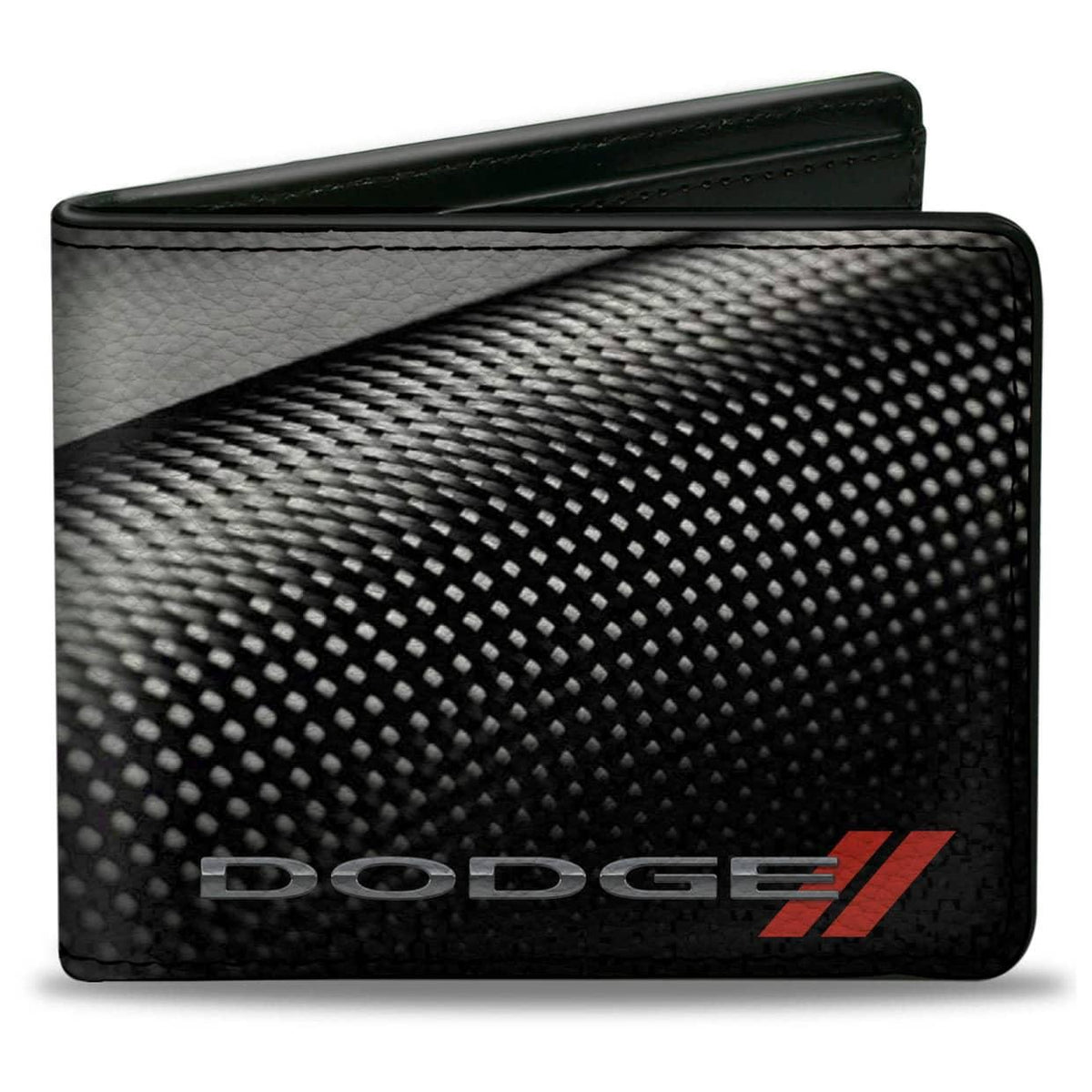 BI-FOLD WALLET - DODGE RED RHOMBUS CARBON FIBER