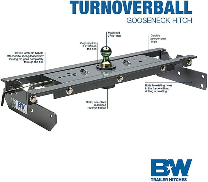 GOOSENECK HITCH DODGE RAM 94-01 1500/ 94-02 2500/3500