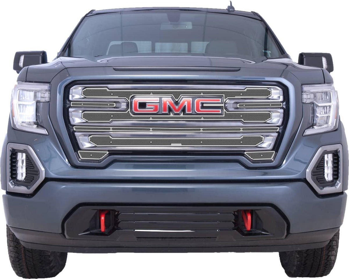 SS GRILLE SCREEN (UPPER ONLY) 19-21 GMC 1500 SLT/AT4 W/O CAMERA