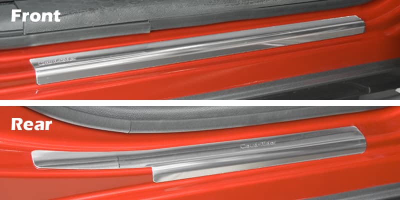 STAINLESS DOOR SILL GUARDS 10-18 RAM CREW/MEGA CAB