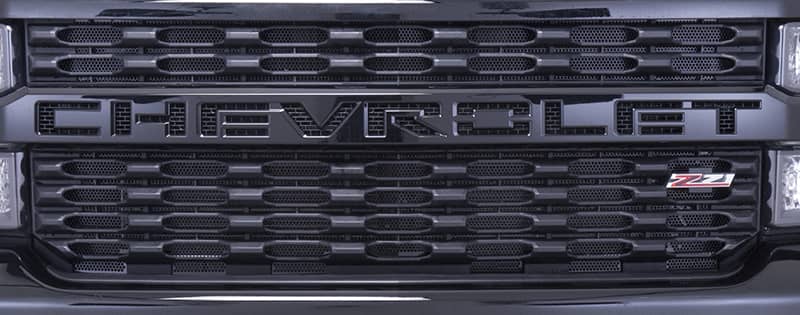 BK.GRILLE SCREEN (UPPER ONLY) 19-21  CHEV 1500