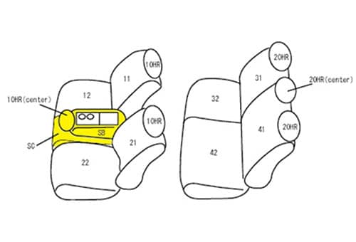FRONT/REAR SEAT COVERS 14-21 TUNDRA DOUBLE CAB