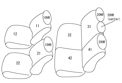 FRONT/REAR SEAT COVERS 22-26 TUNDRA DOUBLE CAB/CREWMAX