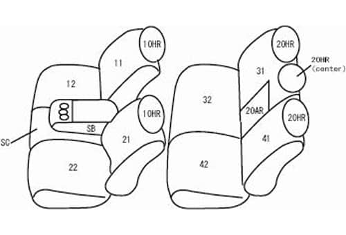 FRONT/REAR SEAT CVRS 13-18 RAM 1500/ 13-19 2500/3500 CREW
