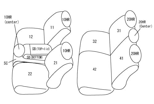 FRONT/REAR SEAT COVERS 21-22 F-150 CREW CAB
