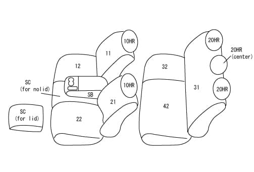 FRONT/REAR SEAT COVERS 19-26 GM 1500/20-26 HD EXT.CAB
