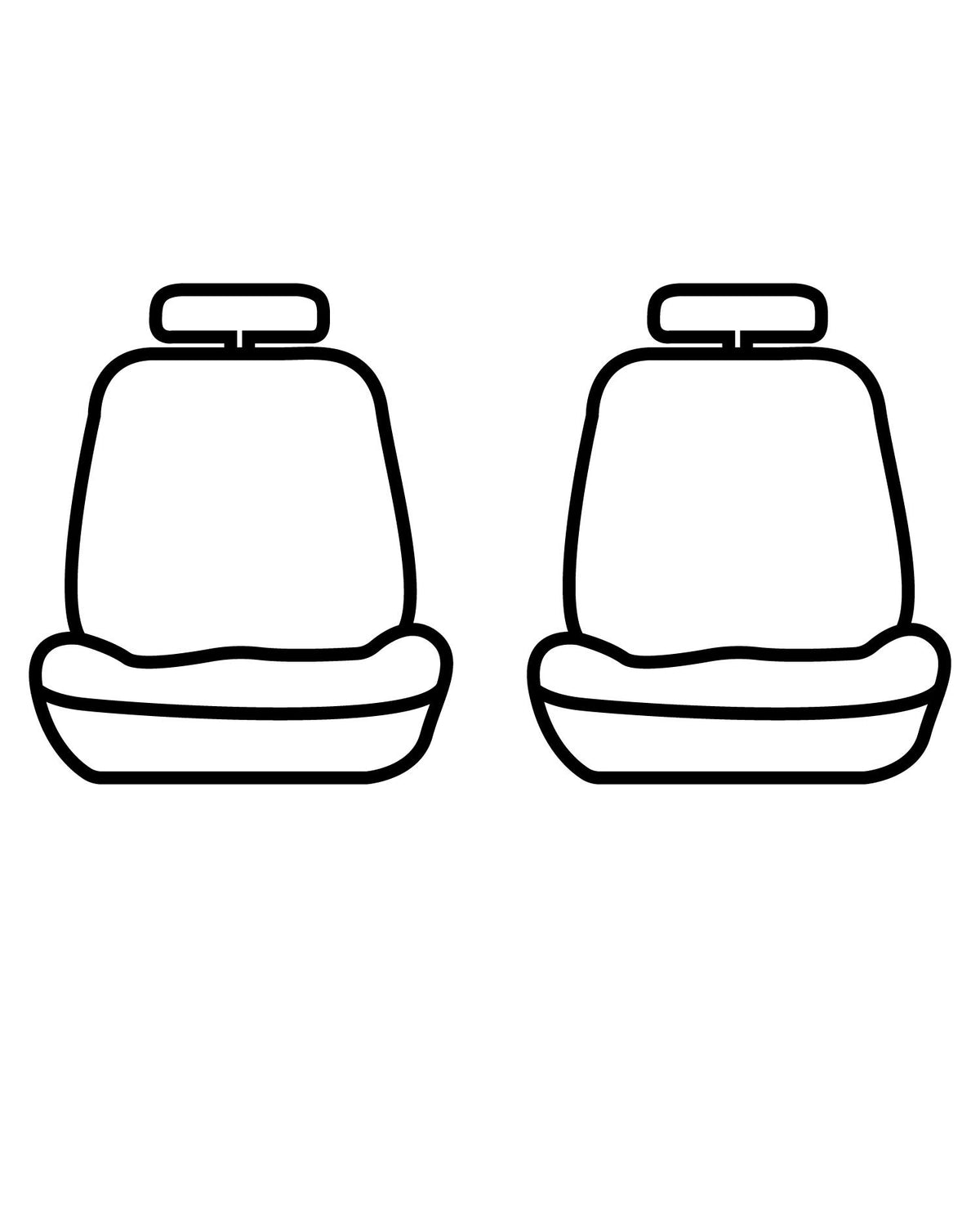 BUCKET FRONT SEAT COVERS 15-18 F150