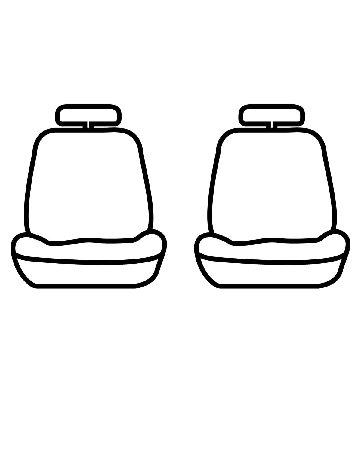 BUCKET FRONT SEAT COVERS 19-22 S/DUTY/19-20 F-150