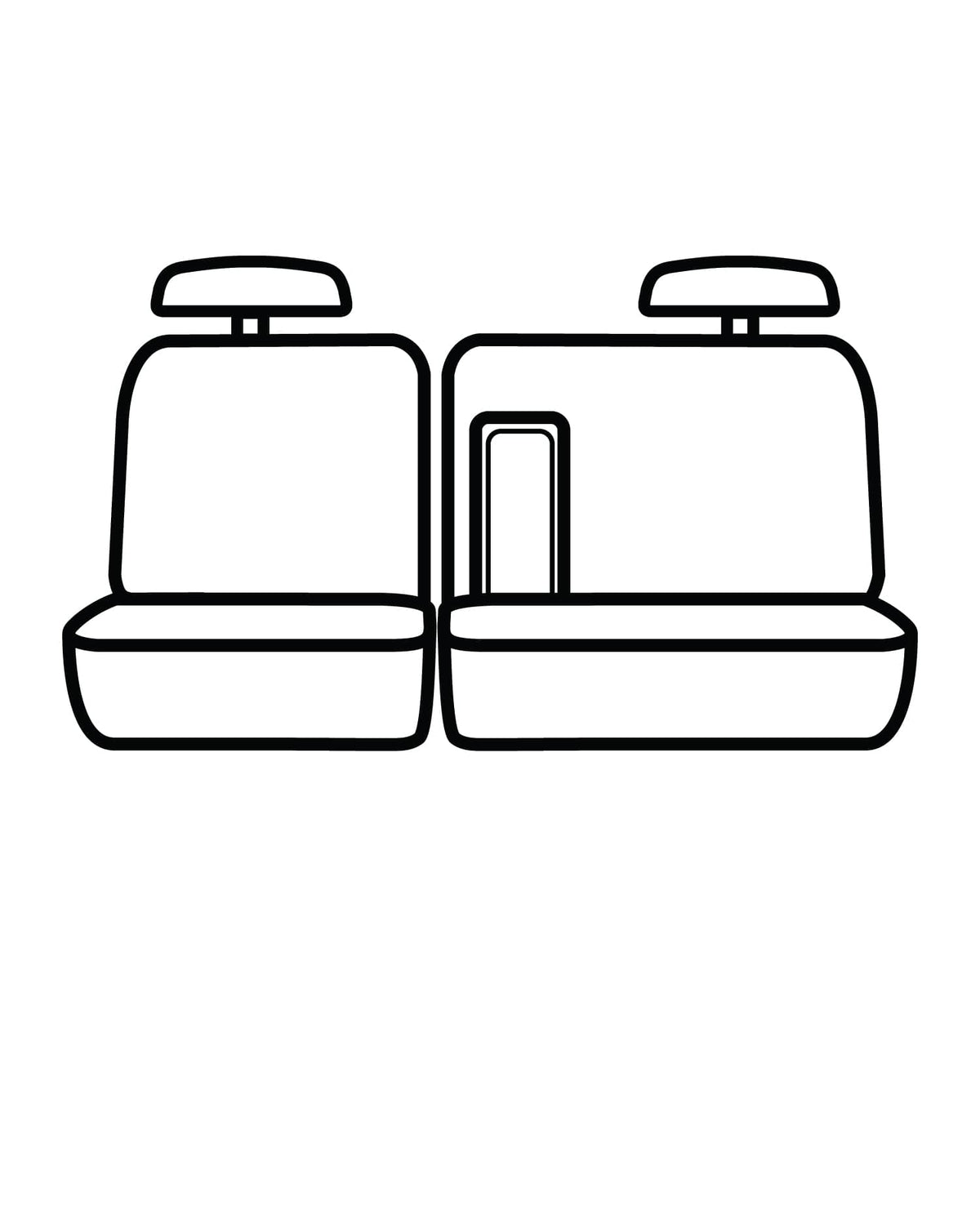60/40 REAR SEAT COVER 04-10 S/DUTY CREW  CAB
