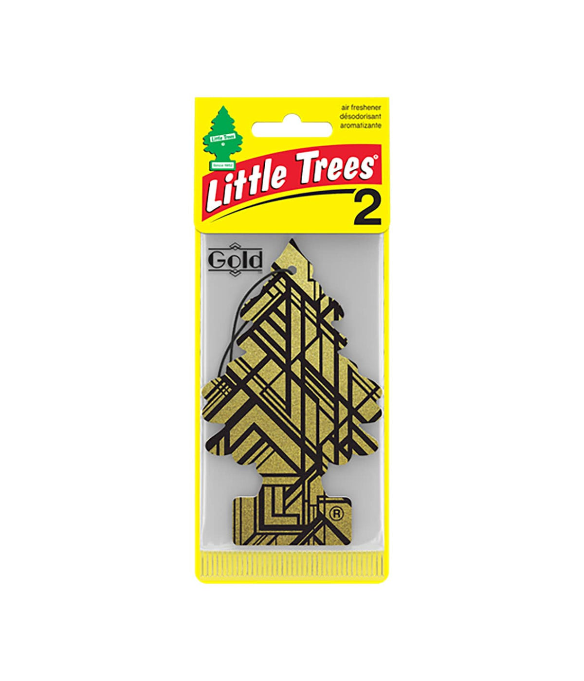 (12) 2-PACKS GOLD AIR FRESHNER