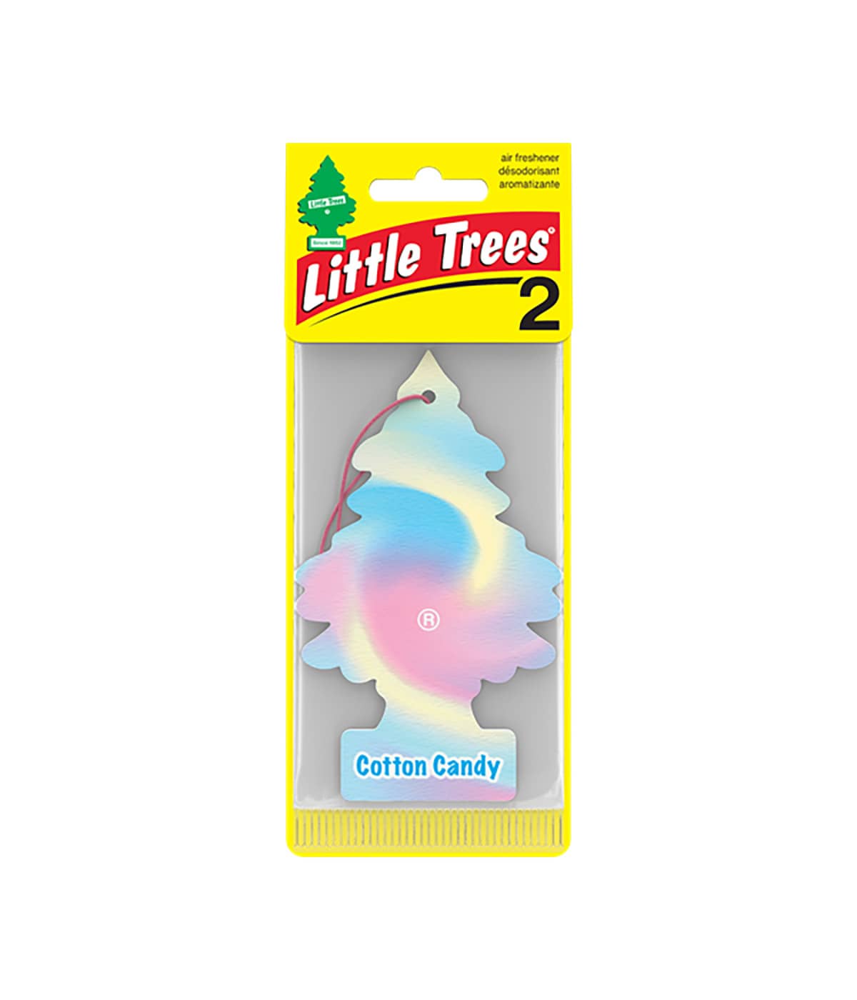 (12) 2-PACKS COTTON CANDY AIR FRESHNER