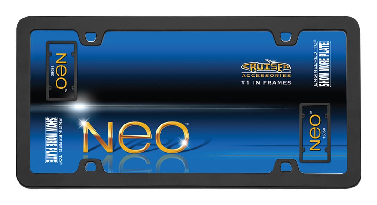 L/PLATE FRM NEO BLACK