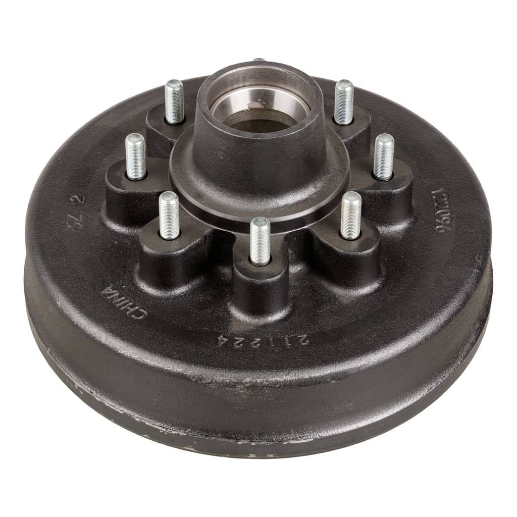 12" BRAKE DRUM HUB FOR 7,000-LB. AXLE - 8 ON 6.5", 1/2" STUD
