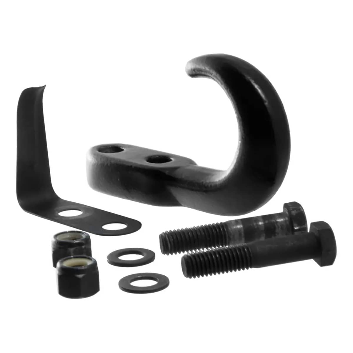 BLACK TOW HOOK W/HARDWARE