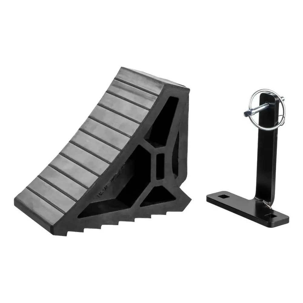 HD WHEEL CHOCKS WITH MOUNTING BRACKET