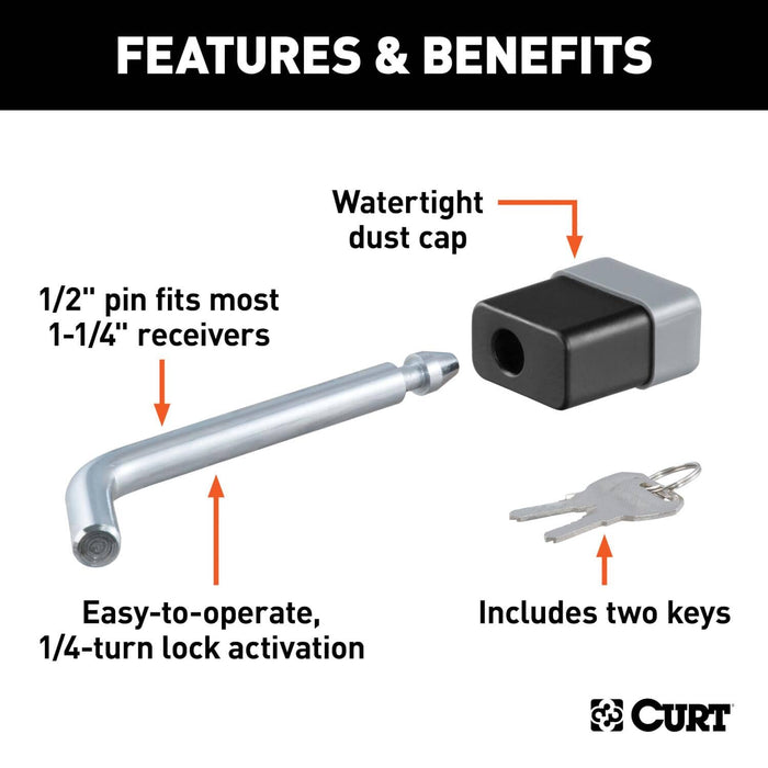 1-1/4" RECEIVER LOCK