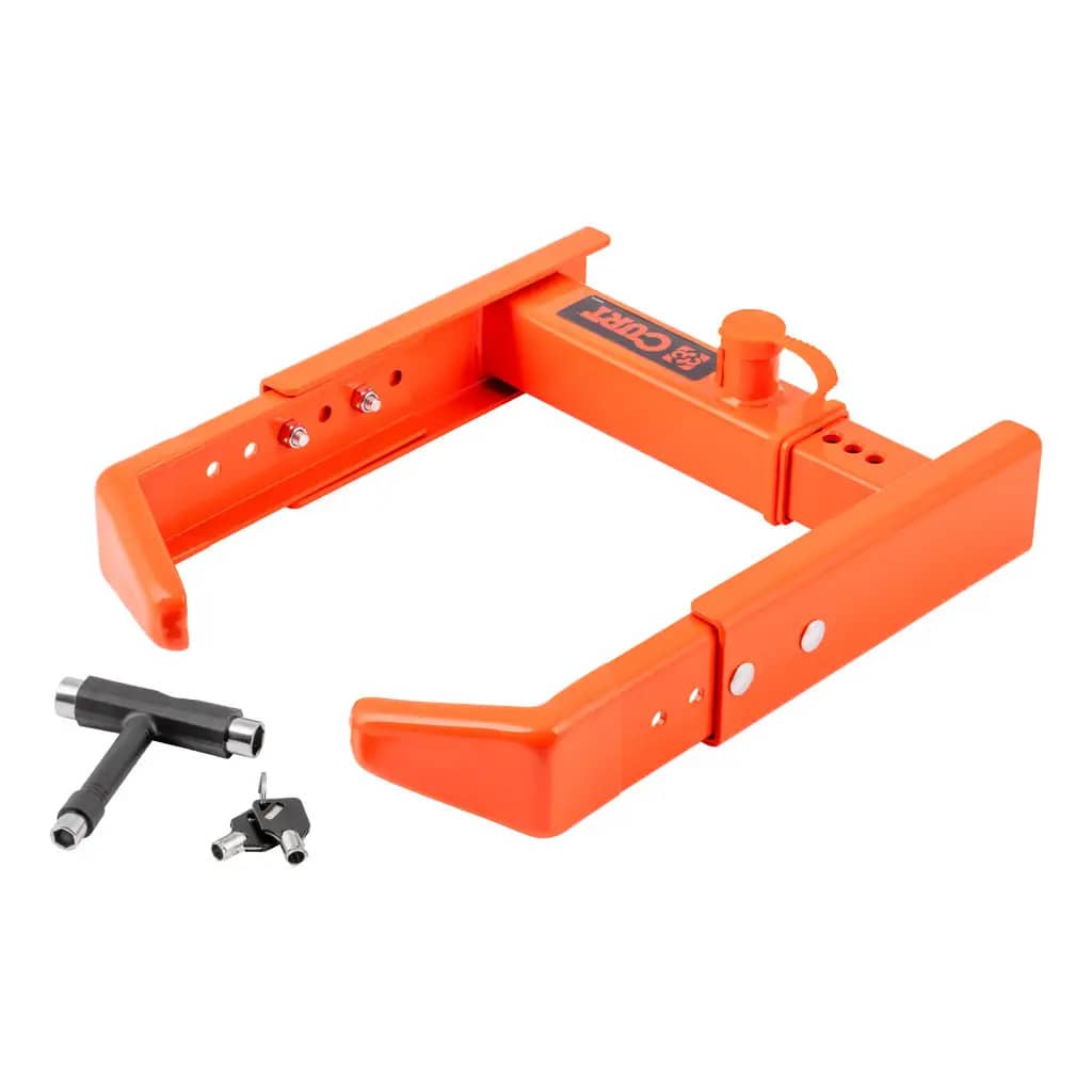 ADJUSTABLE TRAILER WHEEL LOCK