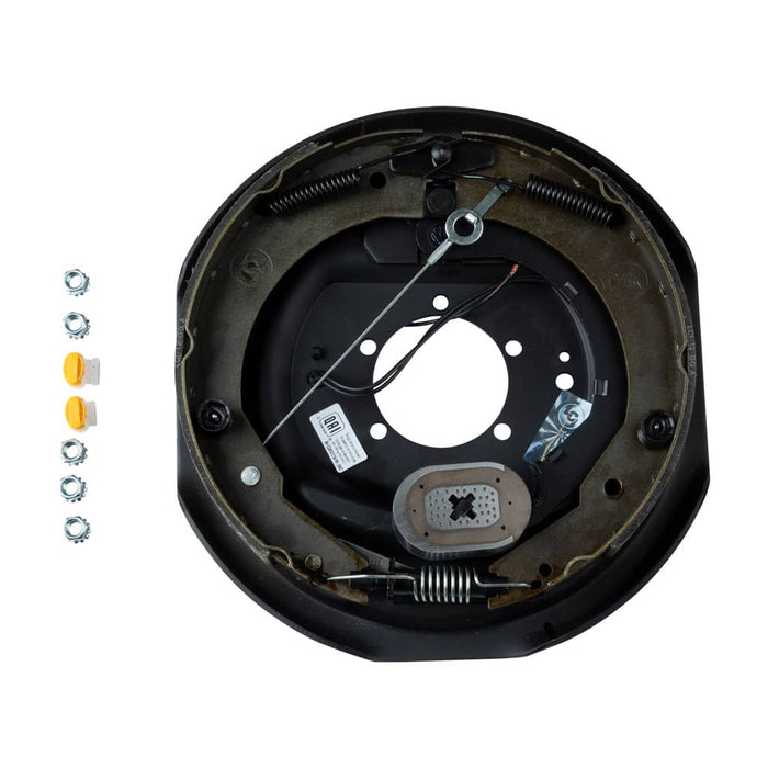FORWARD SELF-ADJUSTING BRAKE ASSEMBLY - 12" X 2", 5-BOLT, 5,200-7,000-LB. RIGHT SIDE (RETAIL BOX)