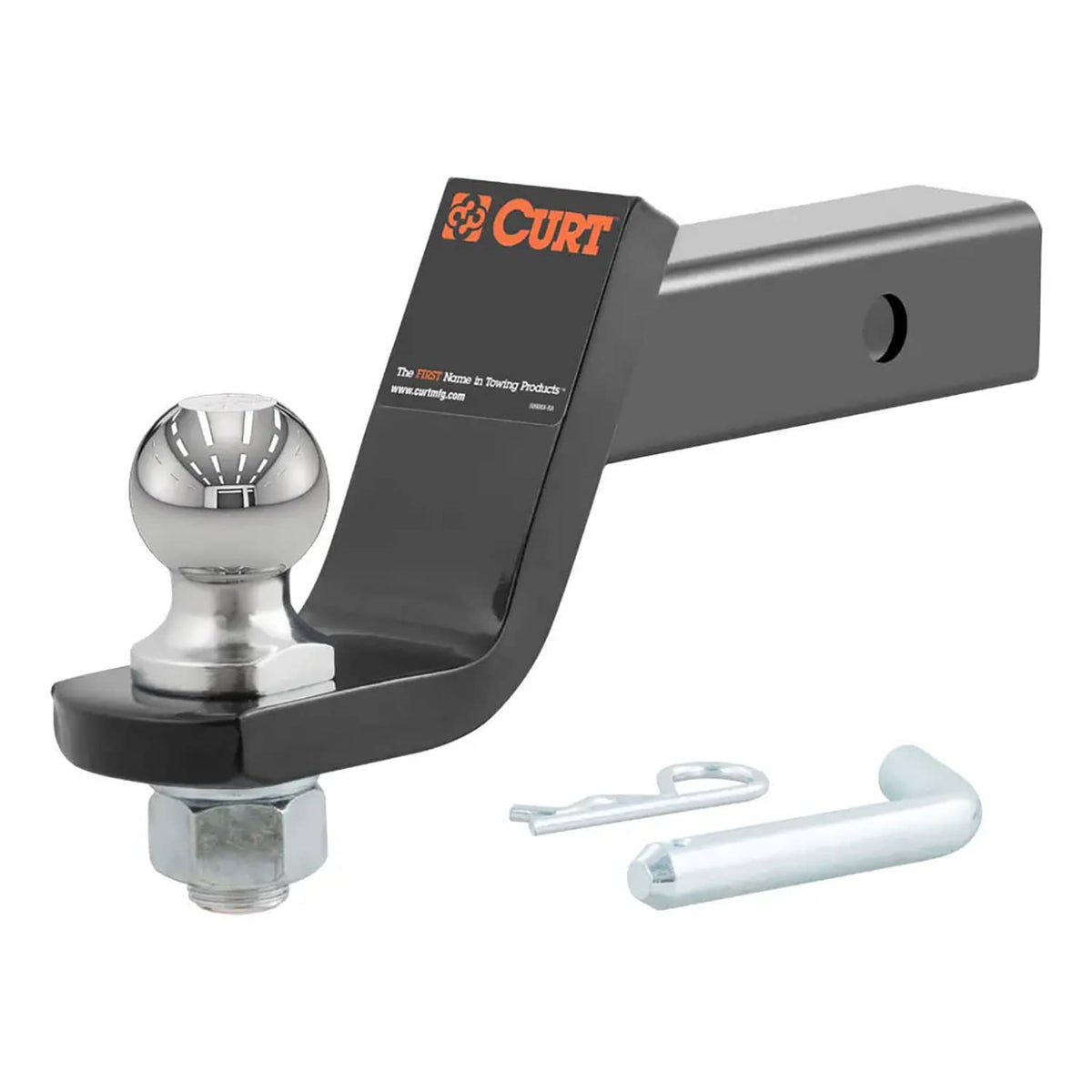 LOADED BALL MOUNT 1-7/8" BALL 2" SHANK, 3500 LBS, 4" DROP