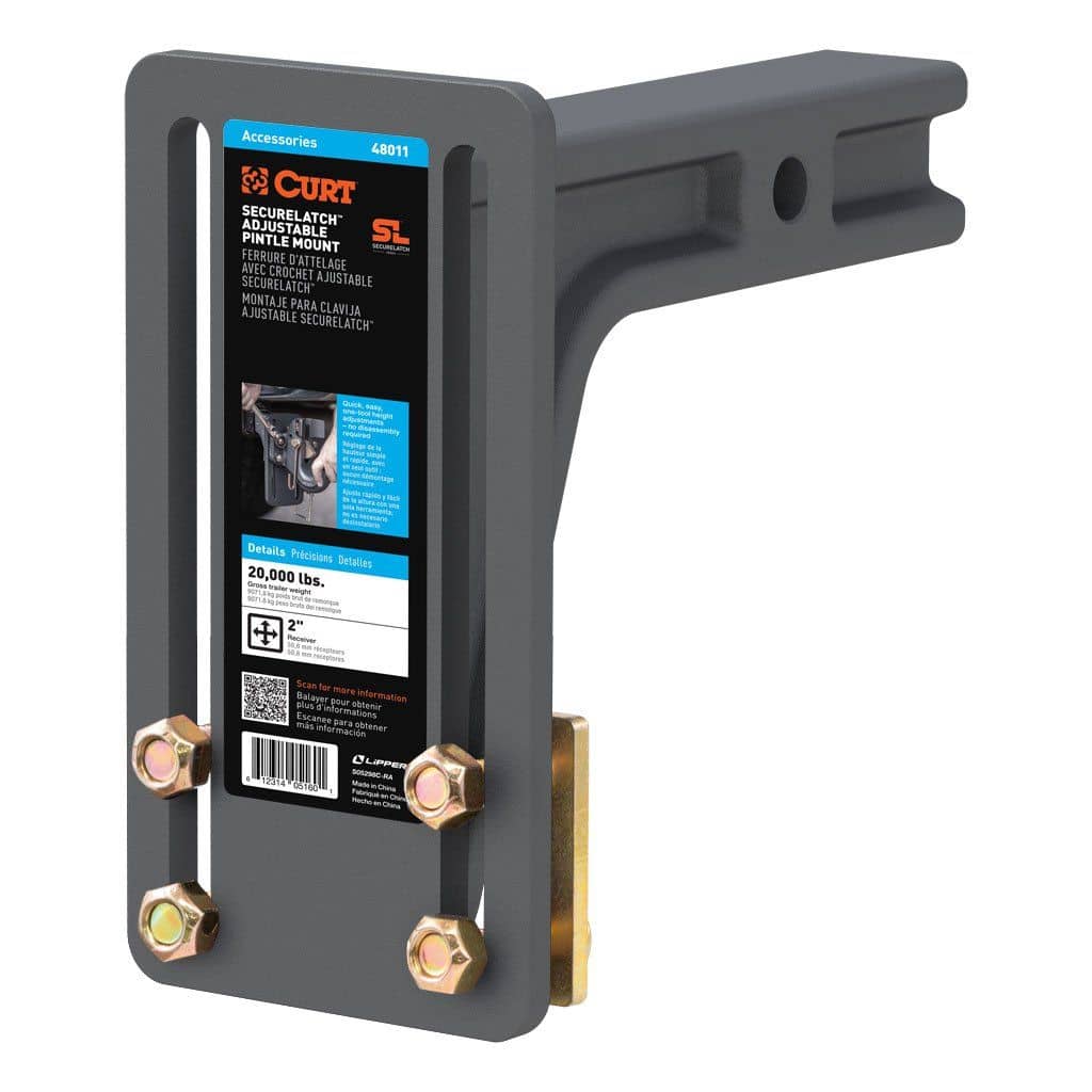 ADJ. PINTLE MOUNT 2"