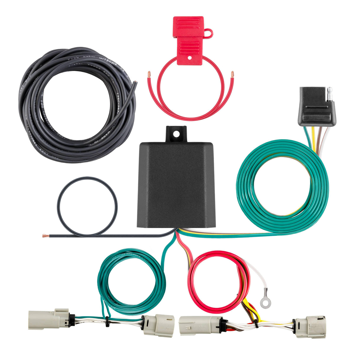 4-FLAT WIRE HARNESS 21-26 BRONCO WITH LED TAIL LIGHTS