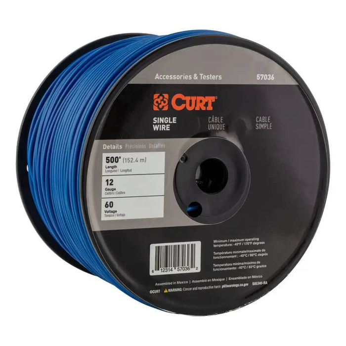 AUTOMOTIVE PRIMARY WIRE BLUE 500' SPOOL