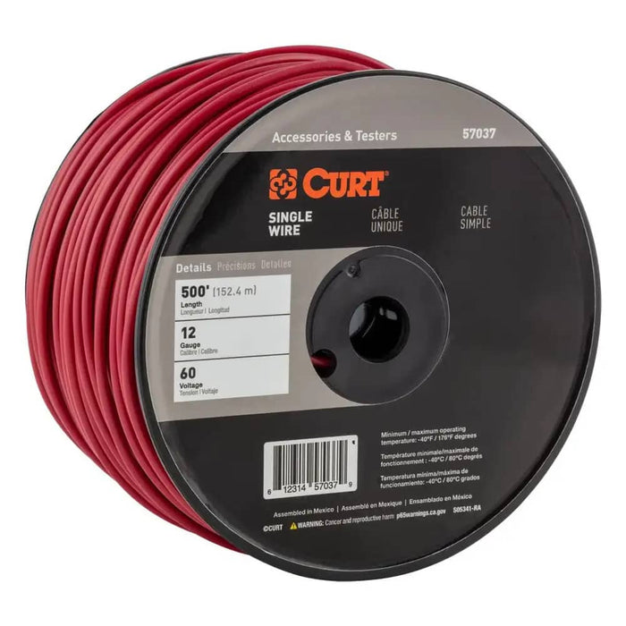 AUTOMOTIVE PRIMARY WIRE RED 500' SPOOL