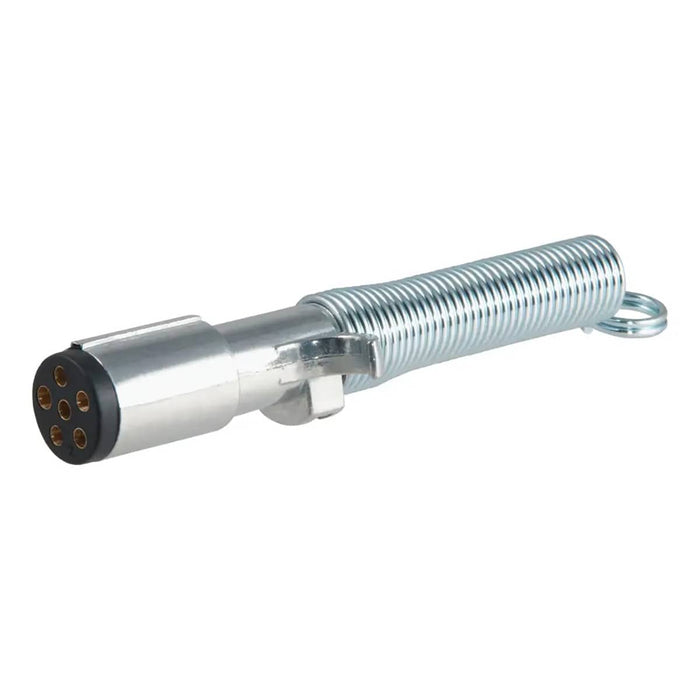 6-WAY ROUND CONNECTOR PLUG W/SPRING