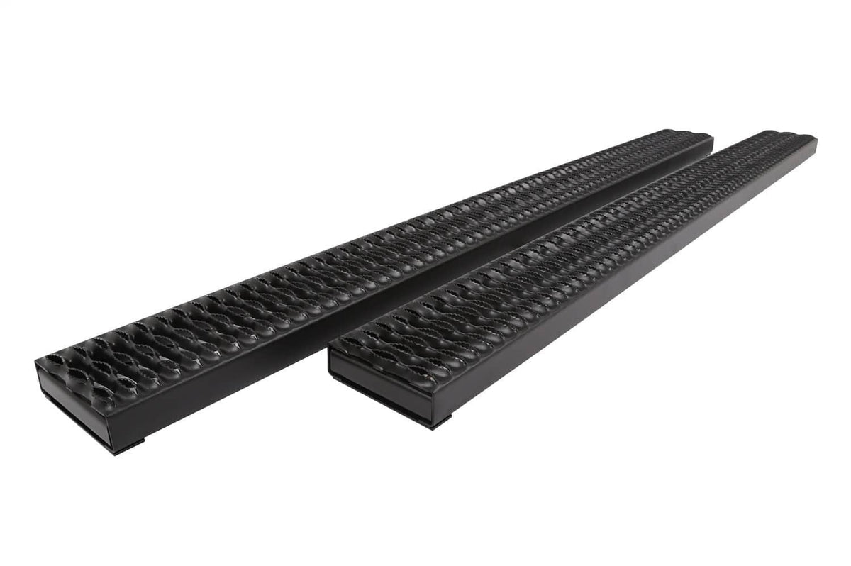 ROUGH STEP RUNNING BOARDS AND BRACKET KIT 14-18 GM 1500/ 15-19 HD CREW CAB