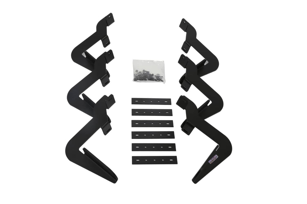 ROUGH STEP RUNNING BOARDS AND BRACKET KIT 15-26 F150/ 17-26 SUPER DUTY REGULAR CAB