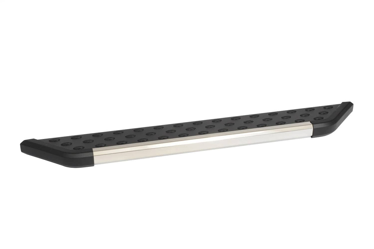 NXT RUNNING BOARD AND BRACKET KIT 09-21 TUNDRA CREW MAX (BLACK BOARD/CHROME TRIM)