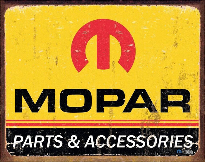 TIN SIGN MOPAR LOGO