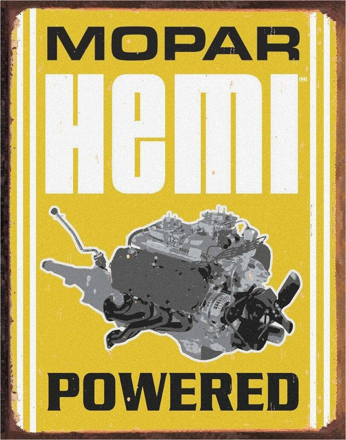 TIN SIGN MOPAR - HEMI