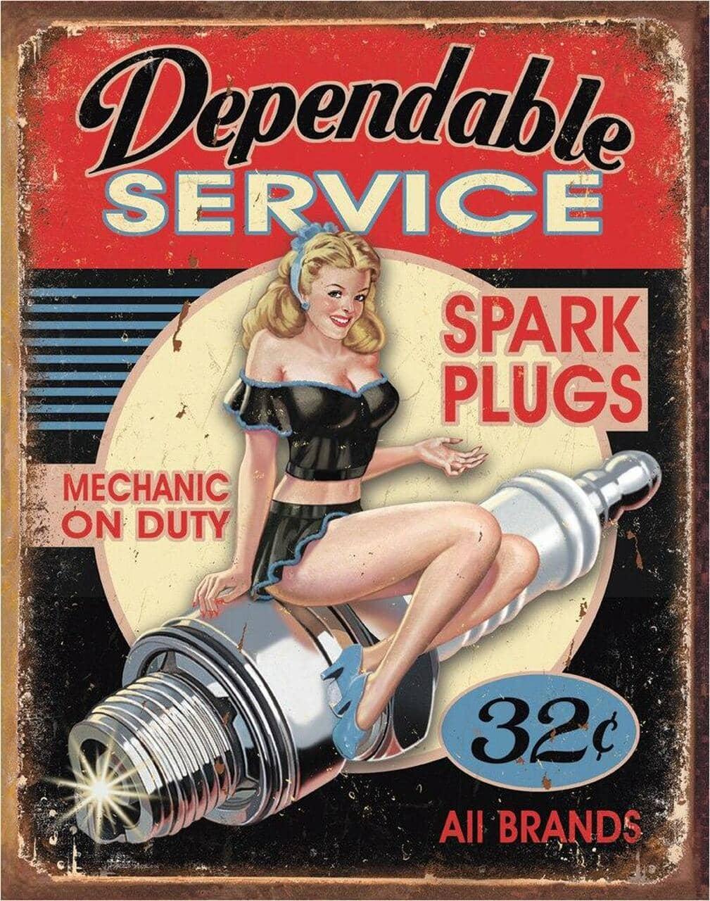 TIN SIGN DEPENDABLE