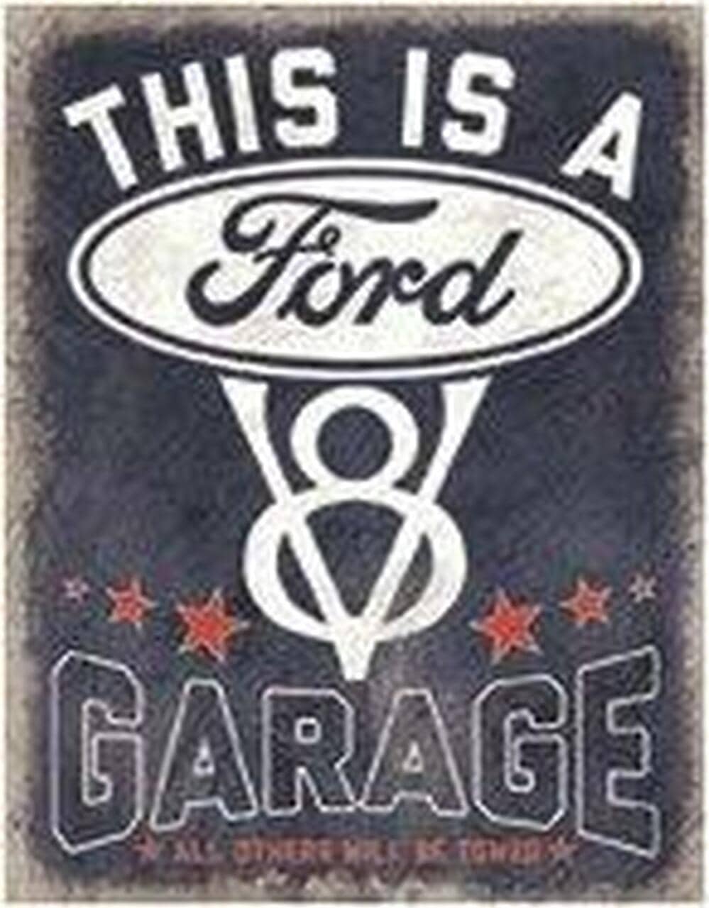TIN SIGN FORD GARAGE