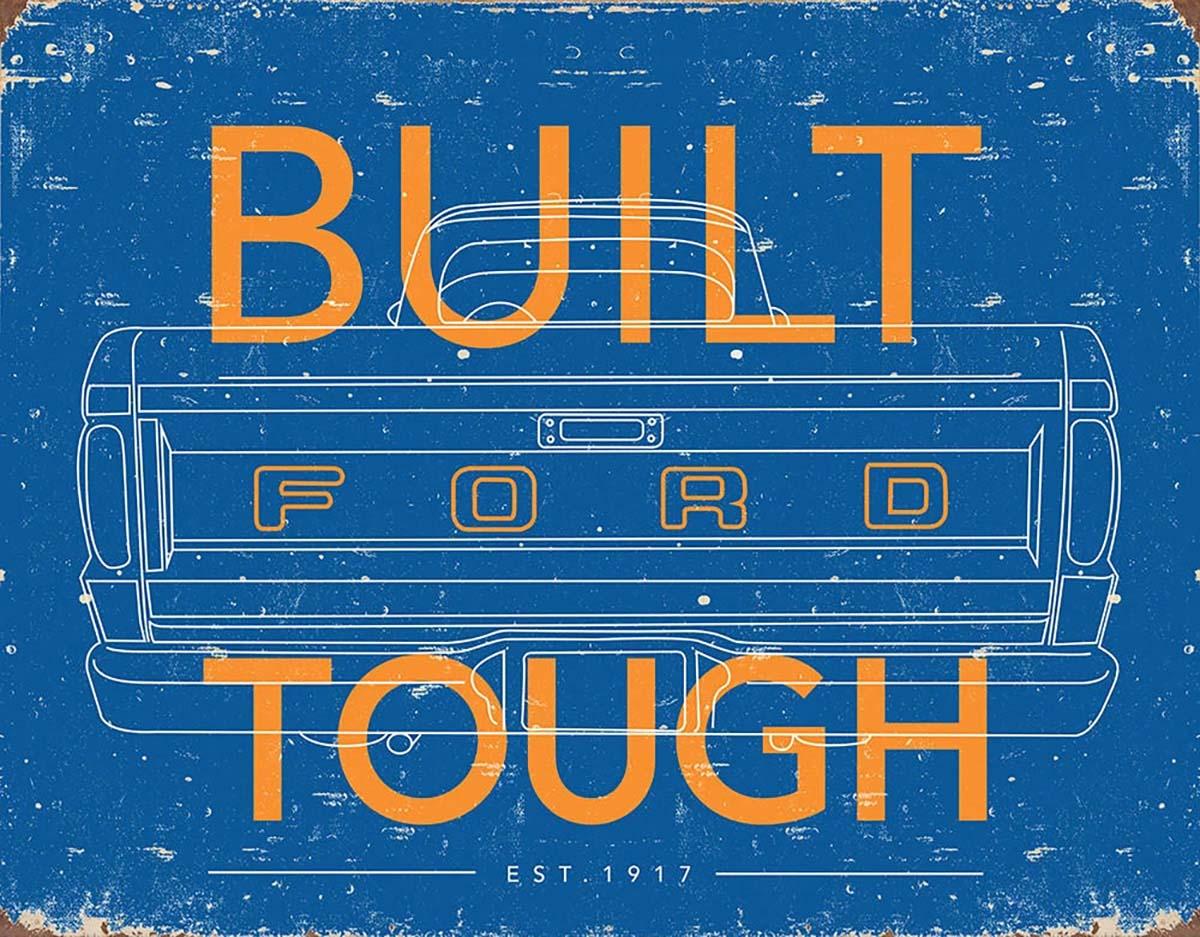 TIN SIGN | FORD TOUGH