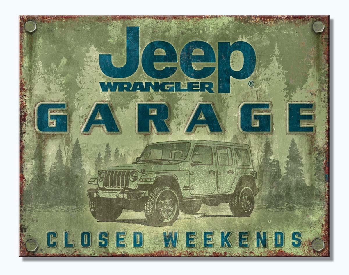 TIN SIGN | JEEP GARAGE