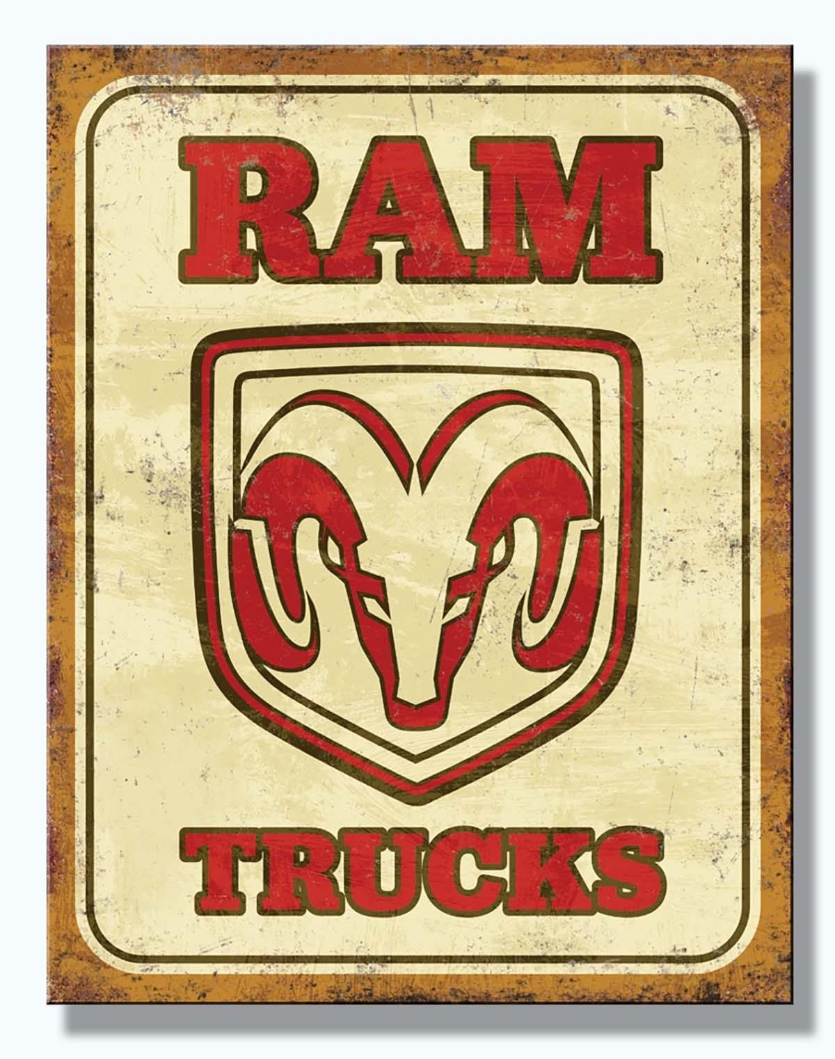 TIN SIGN | RAM TRUCKS